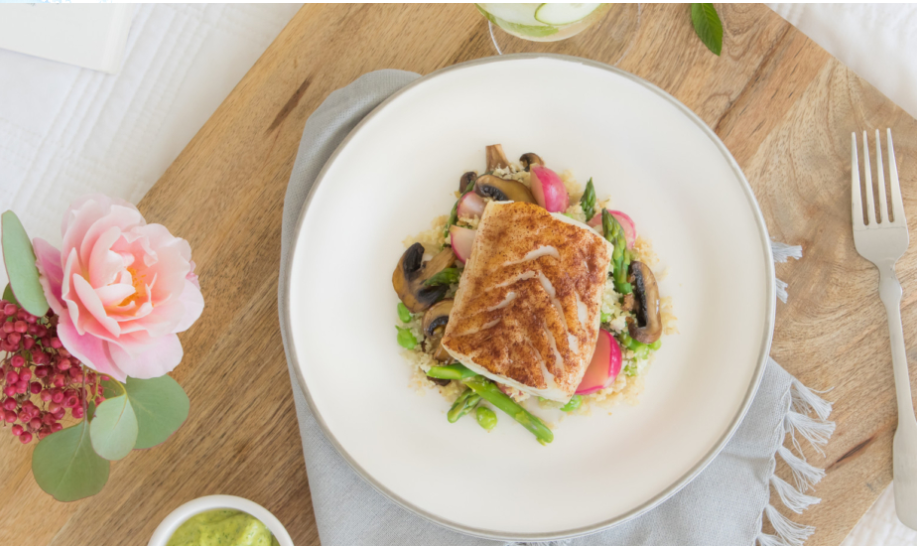 Alaska Rockfish Caribe With Cauliflower Risotto – Alaskan Salmon Company