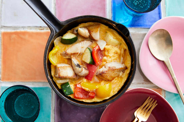 alaskan black cod omelet