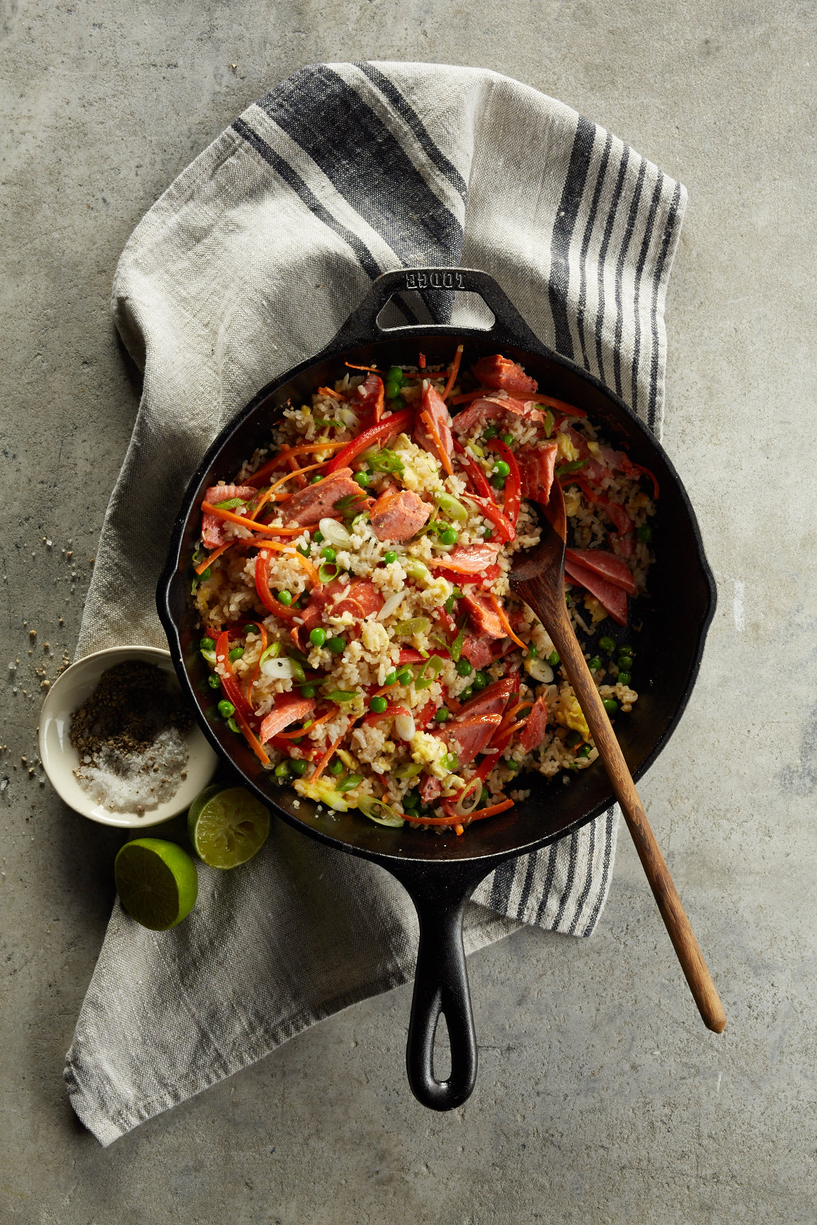 Alaskan Salmon Fried Rice