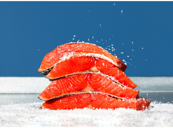 seasoned wild alaskan sockeye salmon