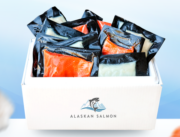 packed wild alaskan sockeye salmon