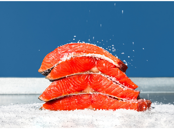 seasoned wild sockeye salmon